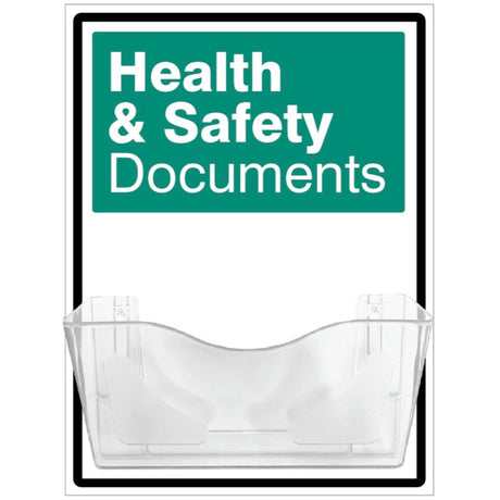 H&S Document Holder on 10mm Foam PVC 440x600mm