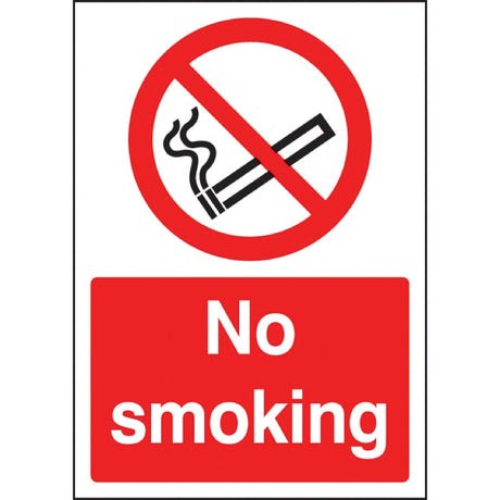 No smoking - A4 rp