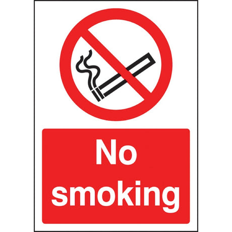 No smoking - A4 sav