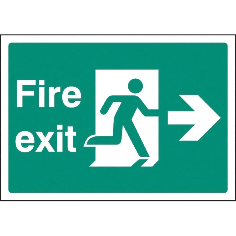 Fire exit right - A4 rp