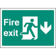 Fire exit down - A4 rp