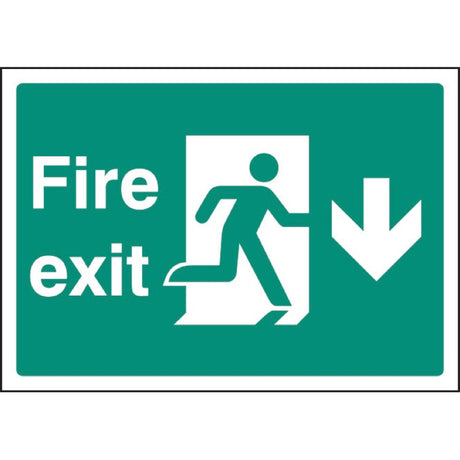 Fire exit down - A4 sav