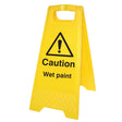 Caution wet paint (free-standing floor sign)