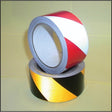 Reflective safety tape black/yellow 50mm x 25m