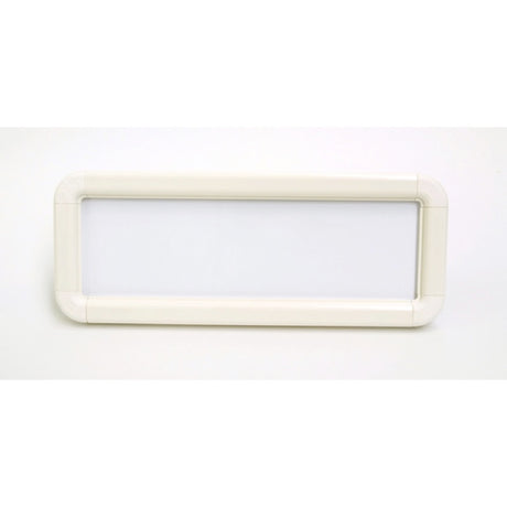 Suspended frame 450x150mm white c/w kit