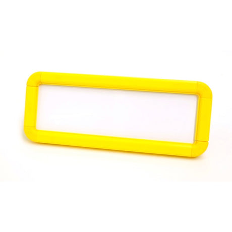 Suspended frame 300x100mm yellow c/w kit