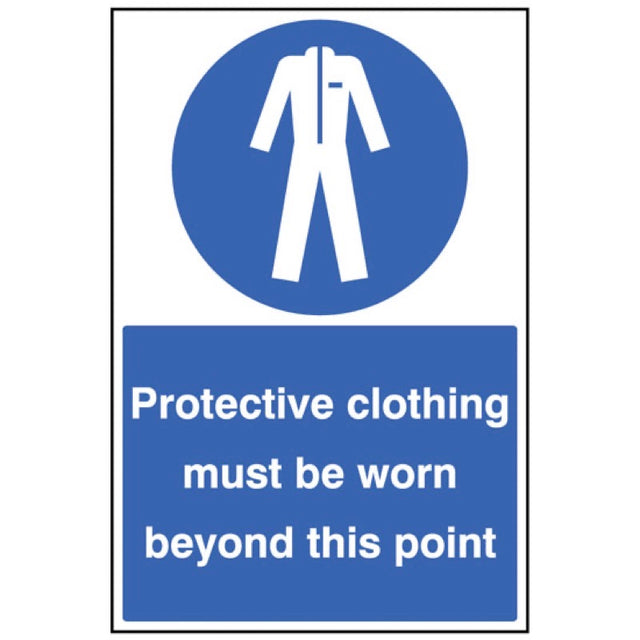 Protective clothing must be worn floor graphic 400x600mm