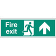 Fire exit up floor graphic 600x200mm