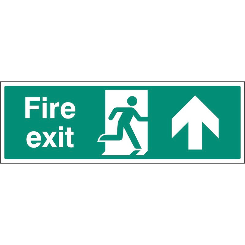 Fire exit up floor graphic 600x200mm