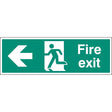 Fire exit left floor graphic 600X200mm