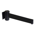 Retractable wall mounted barrier (black)