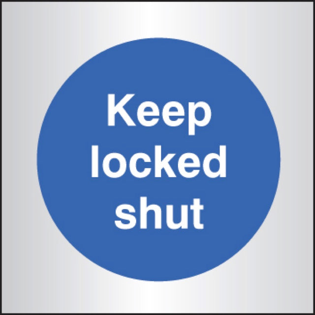 Keep locked shut 70x70mm aluminium