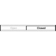 Open/closed door slider