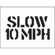 Stencil 600x400mm - Slow 10mph