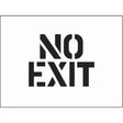 Stencil 600x400mm - No exit