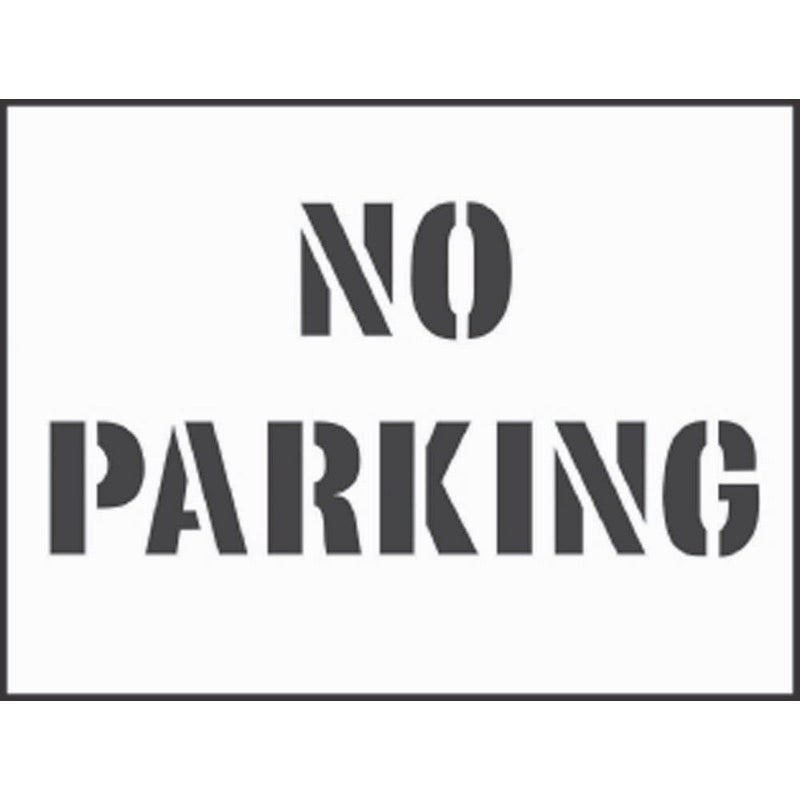 Stencil kit 600x400mm - No Parking