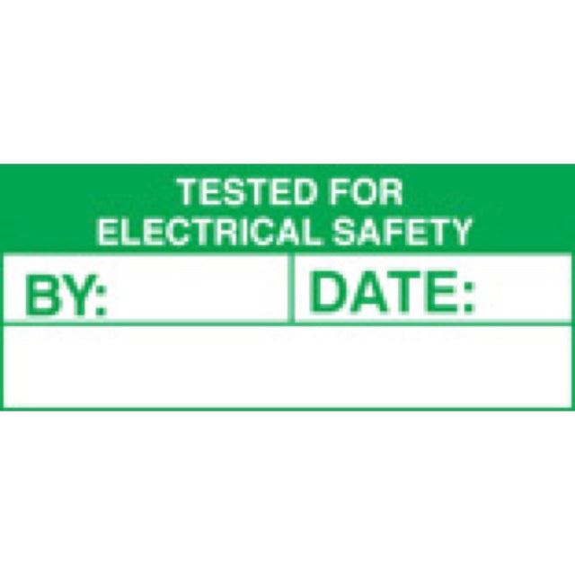 100 S/A labels 50x20 tested for electric