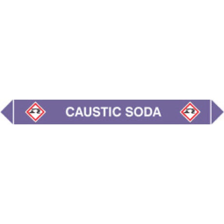 Flow marker Pk of 5 caustic soda