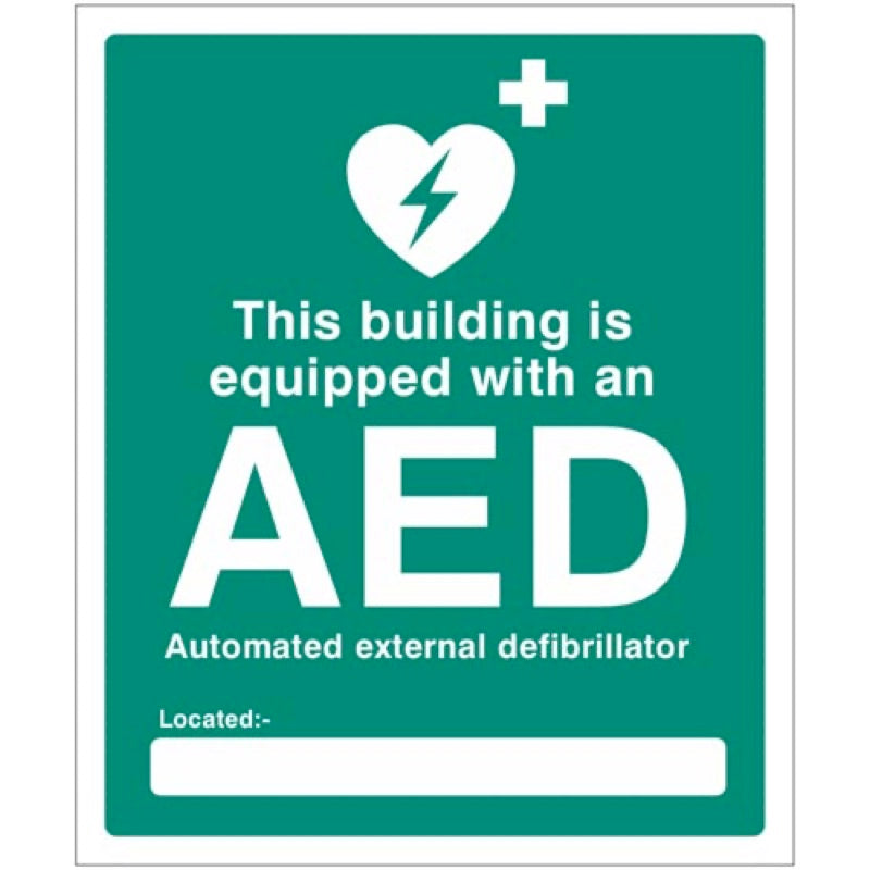 This building is equipped with an AED Located