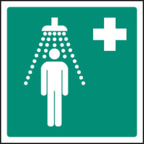 Emergency shower symbol