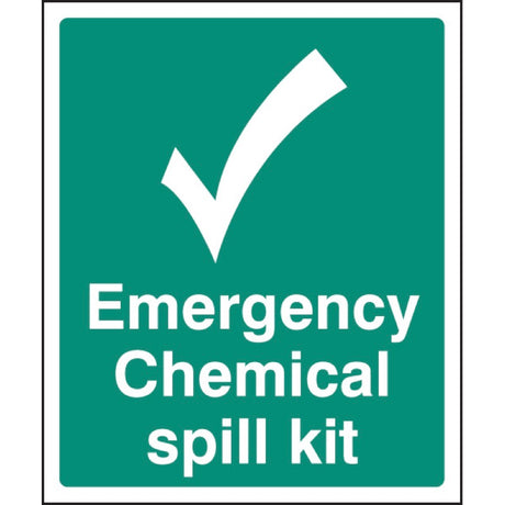 Emergency chemical spill kit