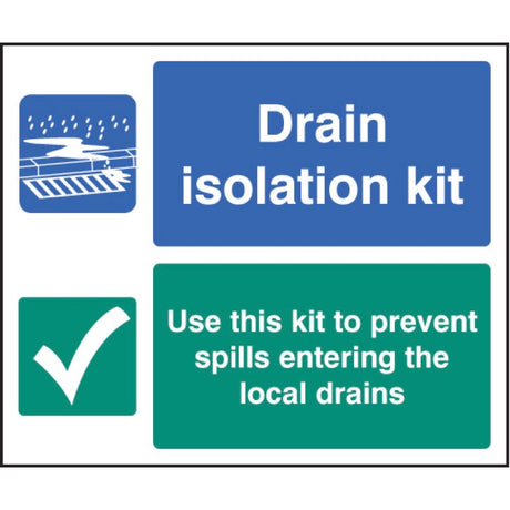 Drain isolation kit