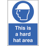 This is a hard hat area