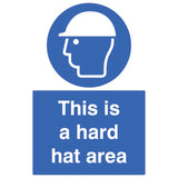 This is a hard hat area