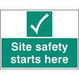 Site safety starts here