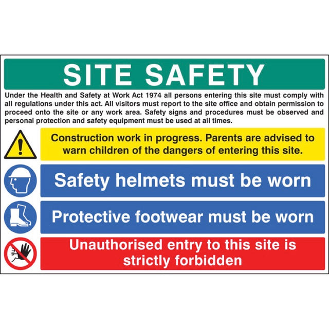 Site safety - H&S act