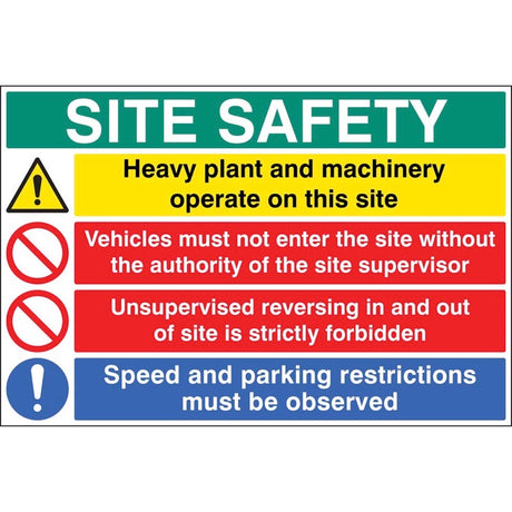 Site safety - heavy plant and machinery