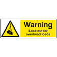 Warning look out for overhead loads