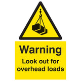 Warning look out for overhead loads