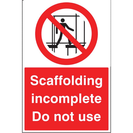 Scaffolding incomplete do not use