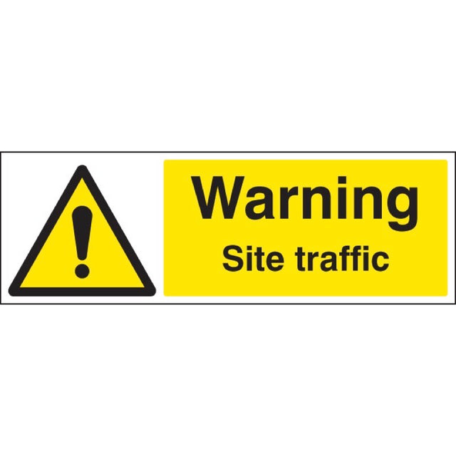 Warning site traffic