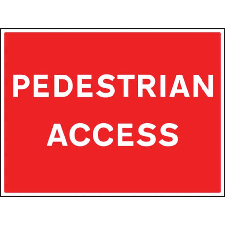 Pedestrian access