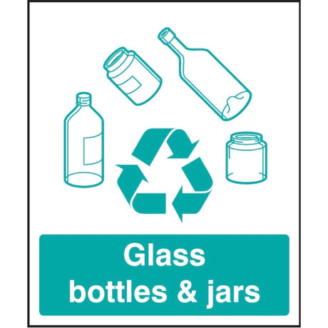 Glass bottles & jars recycling