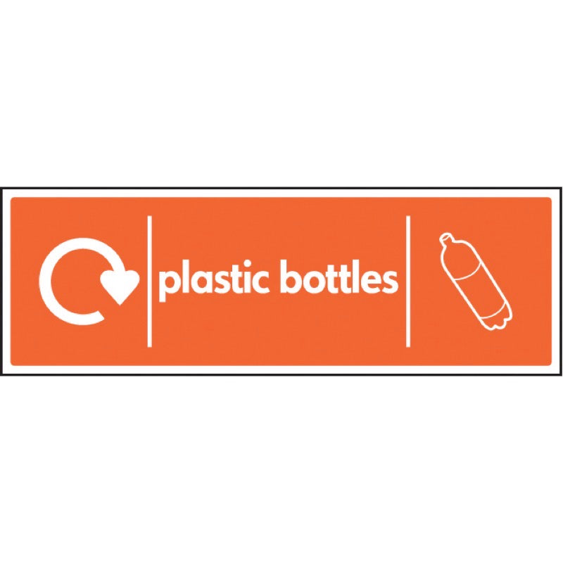 WRAP Recycling Sign - Plastic Bottles