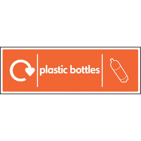 WRAP Recycling Sign - Plastic Bottles