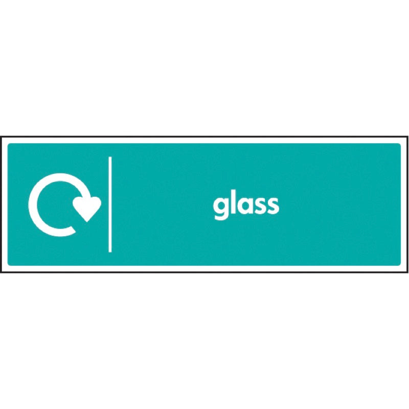 WRAP Recycling Sign - Glass