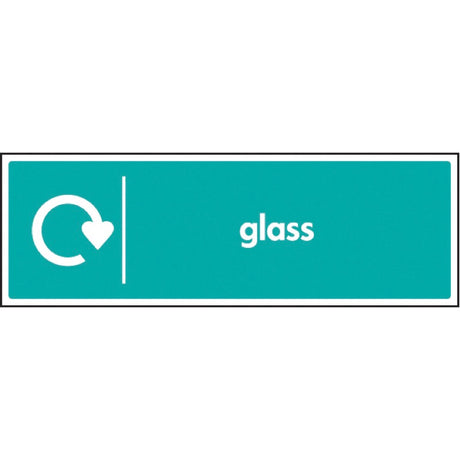 WRAP Recycling Sign - Glass