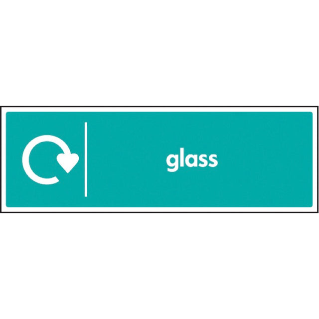 WRAP Recycling Sign - Glass