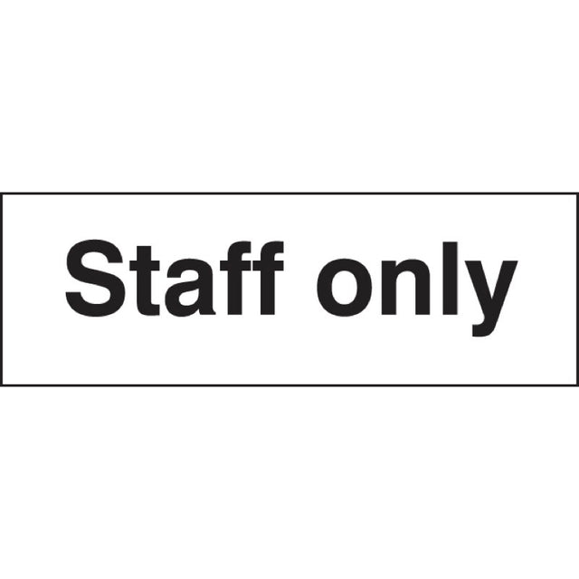 Staff only