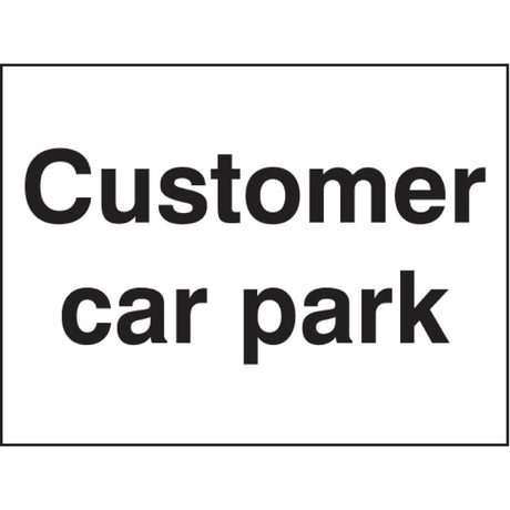 Customer car park