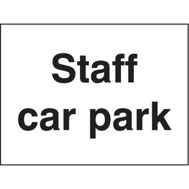 Staff car park