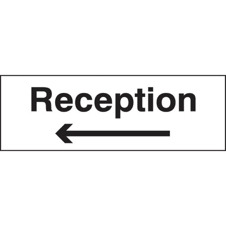 Reception arrow left