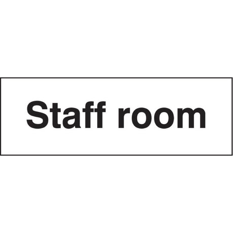 Staff room