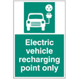 Electric vehicle recharging point only