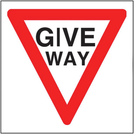 Give way