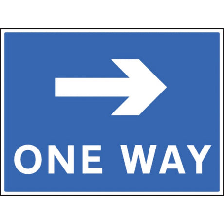 One way - right